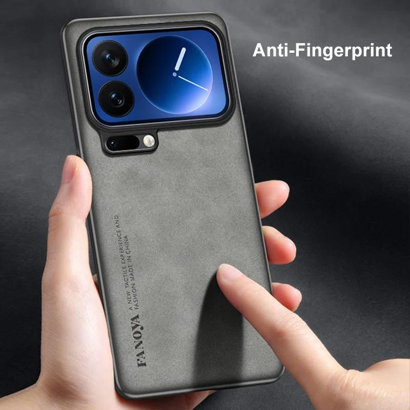 EUCAGR For Xiaomi Mi 17 Pro Max Case Luxury PU Leather Phone Case For Xiaomi 17 Ultra 17 Pro Mi17 Back Cover Silicone Protection