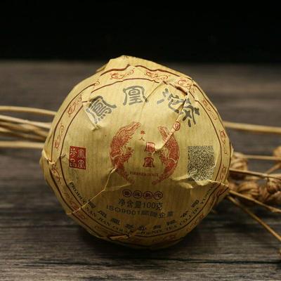 2019 Liren Phoenix Tuocha Shu Puer Tea Health Ripe Pu Erh Tea 100g