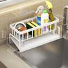 Kitchen Sink Sponge Holder ABS Material Durable Soap Rack Kitchen Supplies Storage Rack Home Spice Rack Drainage Shelf