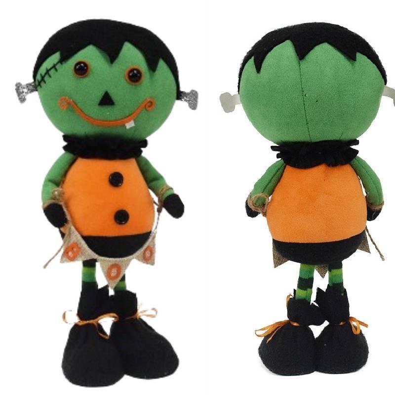 Cute Halloween Plush Figurines Ghost Black Cat Decorations