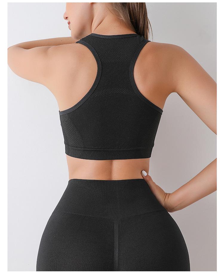 Naadloze Hoge Taille Yoga Set: Billenliften Sportbeha & Shorts