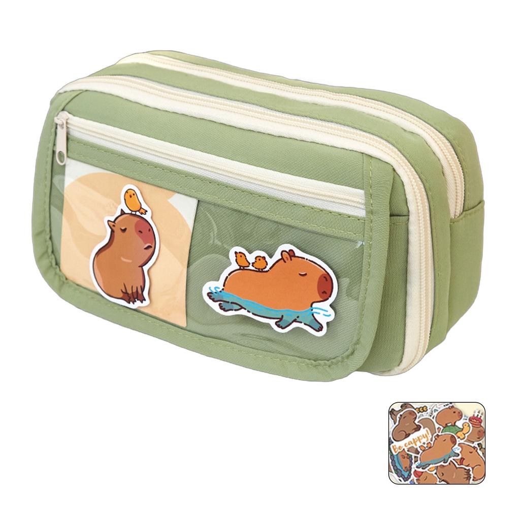 Pencil Bag Stationery Bag Pencil Case Large Capacity Pen Pouch Desk Organizers Marker Pen Case School Office Supplies