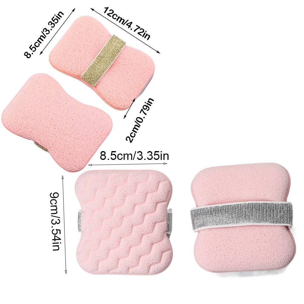 1PC Soaps Saver Foaming Sponge Soap Bag Exfoliating Thickened Bathing Bubble Maker Easy to Hold Ripple Nylon Soap Pocket
