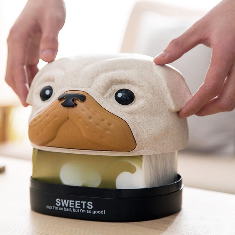 1pc Creative Simple Paper Towel Holder Desktop Napkin Storage Box Cartoon Tissue Box for Home Living Room Office Dorm
