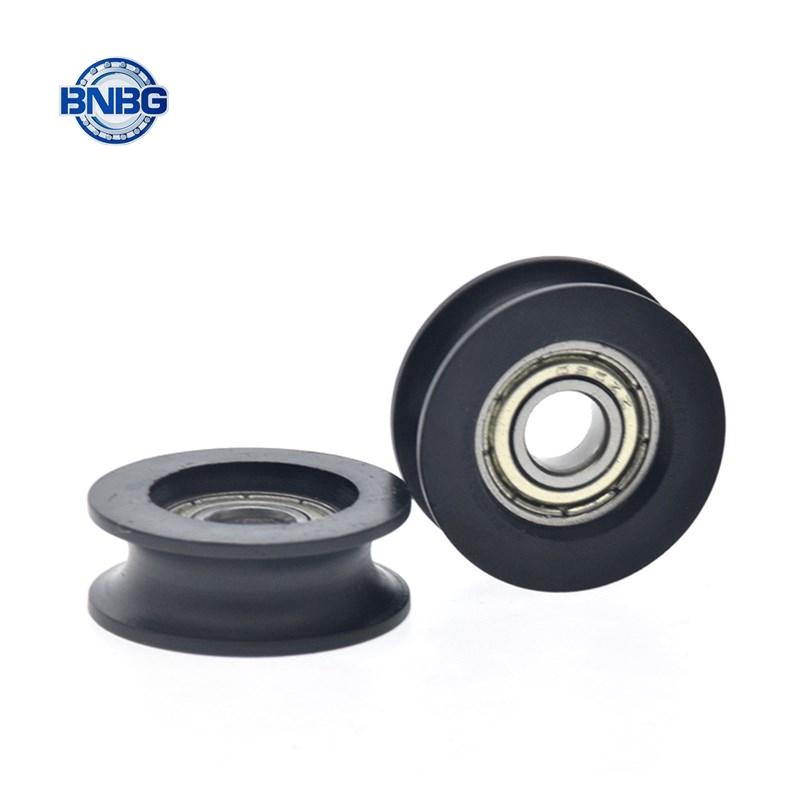 10pcs U groove Plastic coated bearing 696ZZ 6*24*9mm sliding door window POM roller wheel nylon pulley Bore 6mm Diameter 24mm