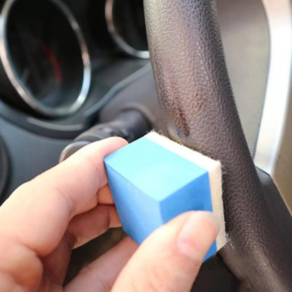 Car Glass Oil Film Cleaning Sponge Windshield Polishing Sponges Car Windshield Wool Felt Brush Oil Dusty Removal Tools Accessory