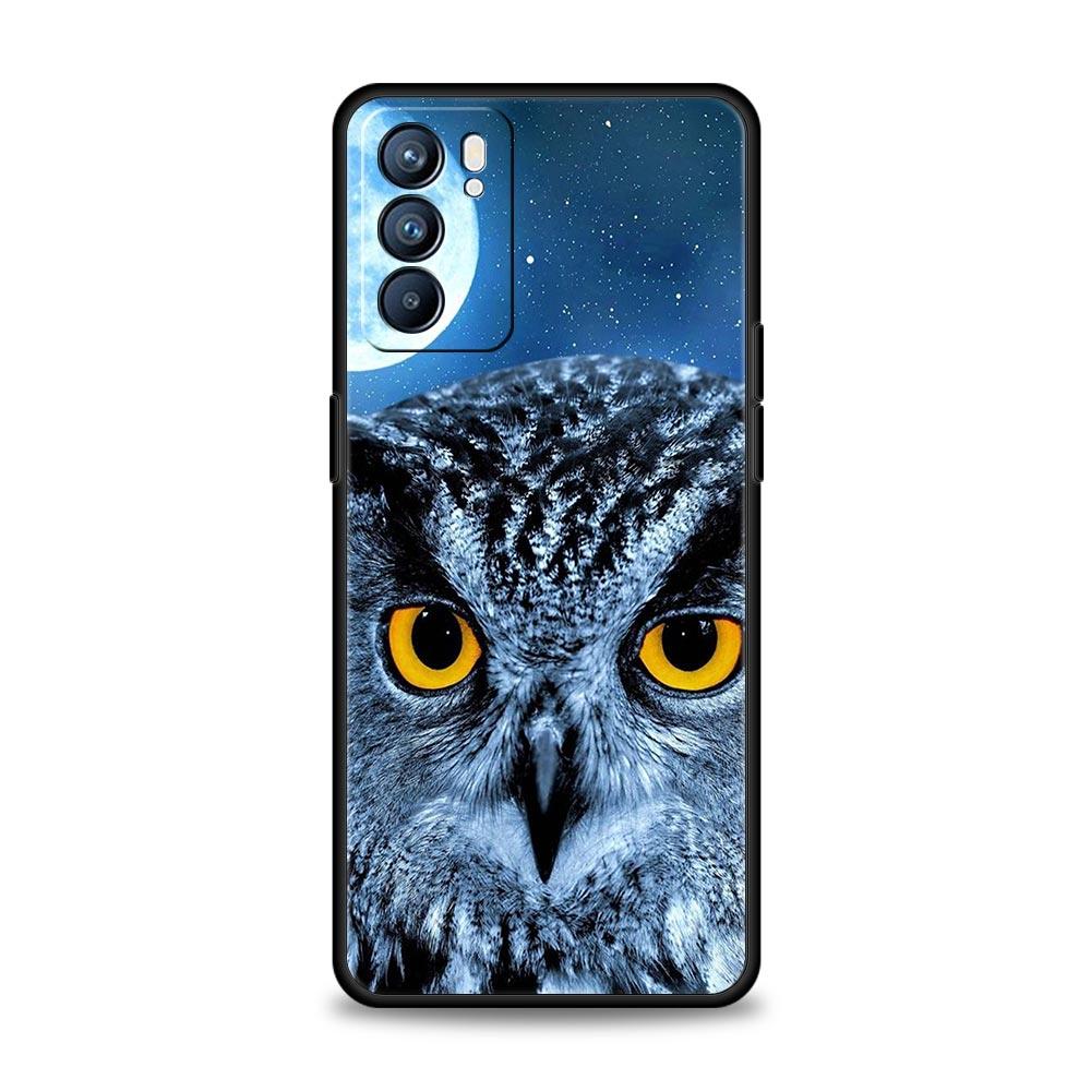 Girl Gifts Lovely Owl Phone Case For OPPO Find X5 A54 A53 A52 A9 2020 A16 A15 A95 A76 A74 A12 Reno7 SE Reno6 Pro Plus 5G Cover