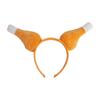 Spoof Turkey Leg Hairhoop Plush Chicken Leg Headband Cosplay Costume Festive Party Headdress Adult Kids Funny Headpieces