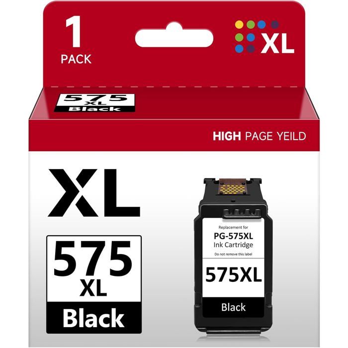 PG-575XL Cartouches d'impression,PG-575X d'impression Noir Remplacement pour Canon 575 Cartouches Compatible avec Canon PIXMA