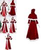 Elegant Deluxe Mrs. Santa Costume For Adults In Luxurious Soft Corduroy Fabric