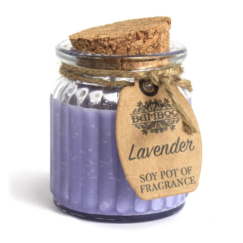 Lavender Soy Wax Jar Candles 2-Pack