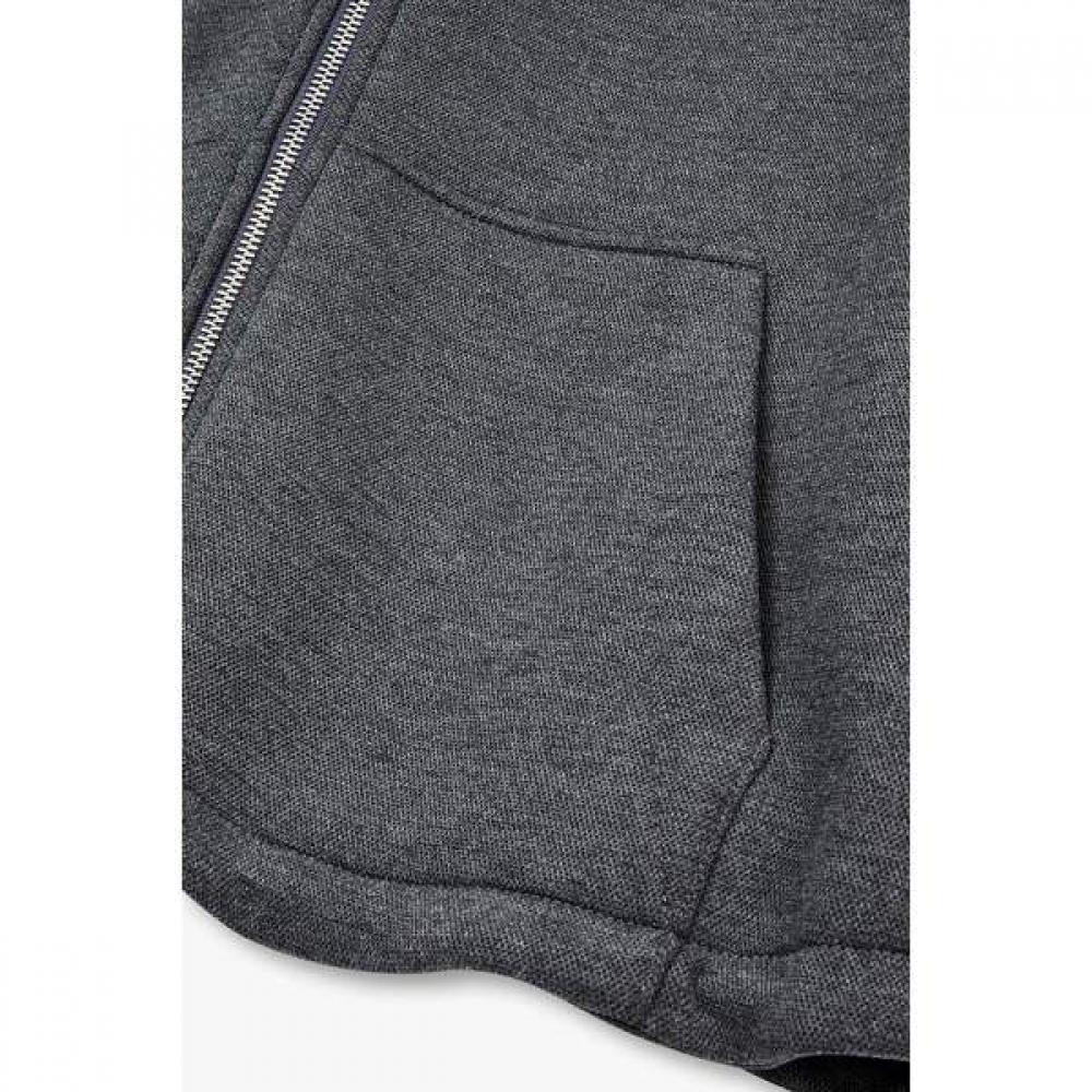 Vov Leather String Jersey Hooded Jumper