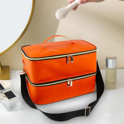 Nail Polish Organizer Case Dryer Double Layer Lightweight Carrying for