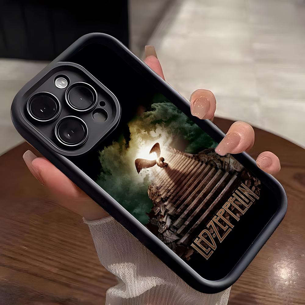 

Band L-Led Z-Zeppelins Phone Case For IPhone 17 Pro Max 15 Pro 16 14 Plus 12 13 Mini 11 Pro Shockproof Soft Cover iPhone 15 Plus