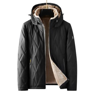 Clothes for Middle-aged and Elderly In Winter, Thickened Cotton-padded Clothes, Loose Large-size Father's Winter Cotton-padded Jacket.