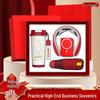 Custom Logo Lily Coffee Cup Gift Set for Business Events