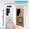 Ultra-Thin Metallic Paint For Magsafe Magnetic Case For Samsung Galaxy S25 Ultra S25 S24 S23 S22 Plus Ultra Borderless Cooling Cover