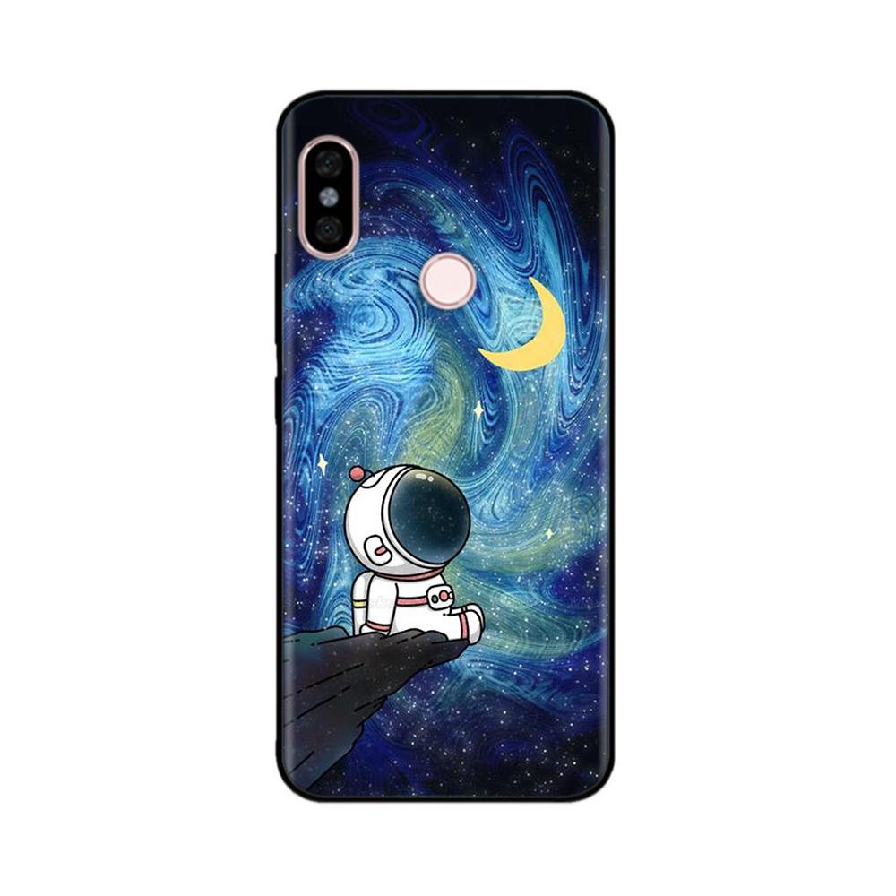 Luxury Case For Redmi Note 5 Pro Patterned Full Protection Soft Liquid Silicone Cartoon Cover For Xiaomi Redmi Note 5 Pro Note5
