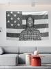 90X150CM Asap Rockys Flag Rage Hip Hop Double Penetration Classic Music Bedroom Decor Wall Hanging Tapestry Room Decor