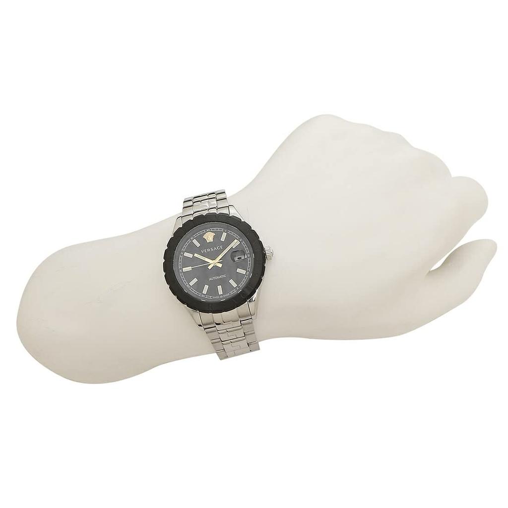 Hodinky Helenium 41mm Automatický náťah Čierne VERSACE VEZI00321 Nehrdzavejúca oceľ [Versace] Pánske [Položka]