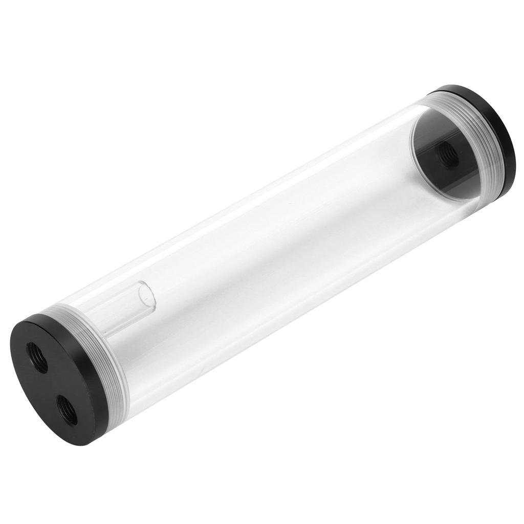 Water Cooling Tank Acrylic Cylindrical 3‑Hole G14 Thread Reservoir Computer Cooler Accessories