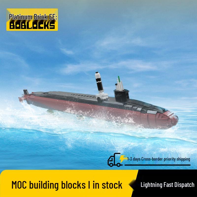 Игровой набор из строительных блоков  Подводная лодка класса Огайо Ohio-class Submarine