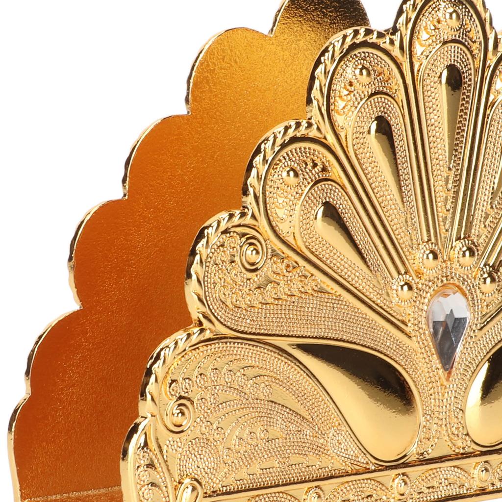 Napkin Holder Classical Metal Peacock Embossed European   Table Tissue Holder Tabletop Freestanding Tissue Dispenser