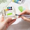 Mini Portable Palette Artist Travel Watercolor Painting Palette Set