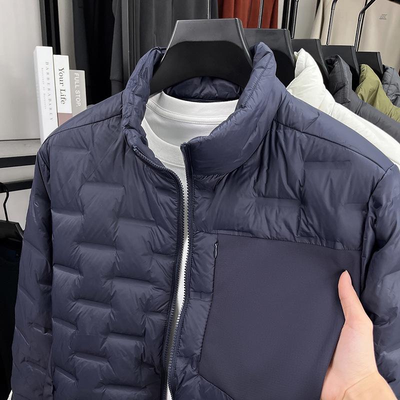 Herren Trendy Leichte Kapuzen-Daunenjacke - Wintermode 2025, Vielseitig & Warm
