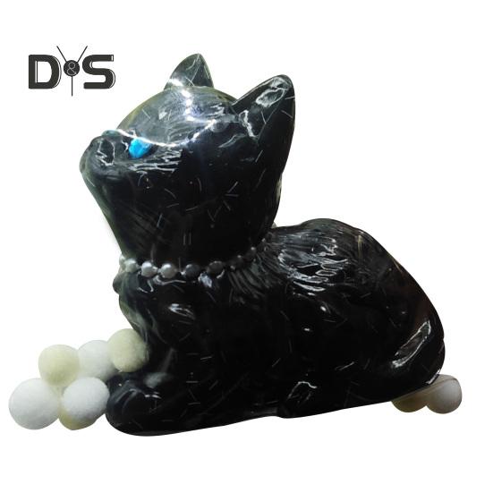 3D Cat Squeeze Toy Anxiety Stress Relief Black White Kitten Pinch Sensory Toy Kids Teens Adults Soft Stress Ball Animal Fidget Toy