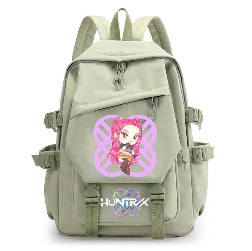Anime K-Pop Printed Waterproof Backpack for Teen Boy Gril Schoolbag Children Student Women Large Capacity Travel Bag Kid Gift Mochila
