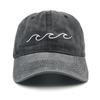 Baseball Cap Washed Wave Embroidery Baseball Cap Summer Outdoor Leisure Sports