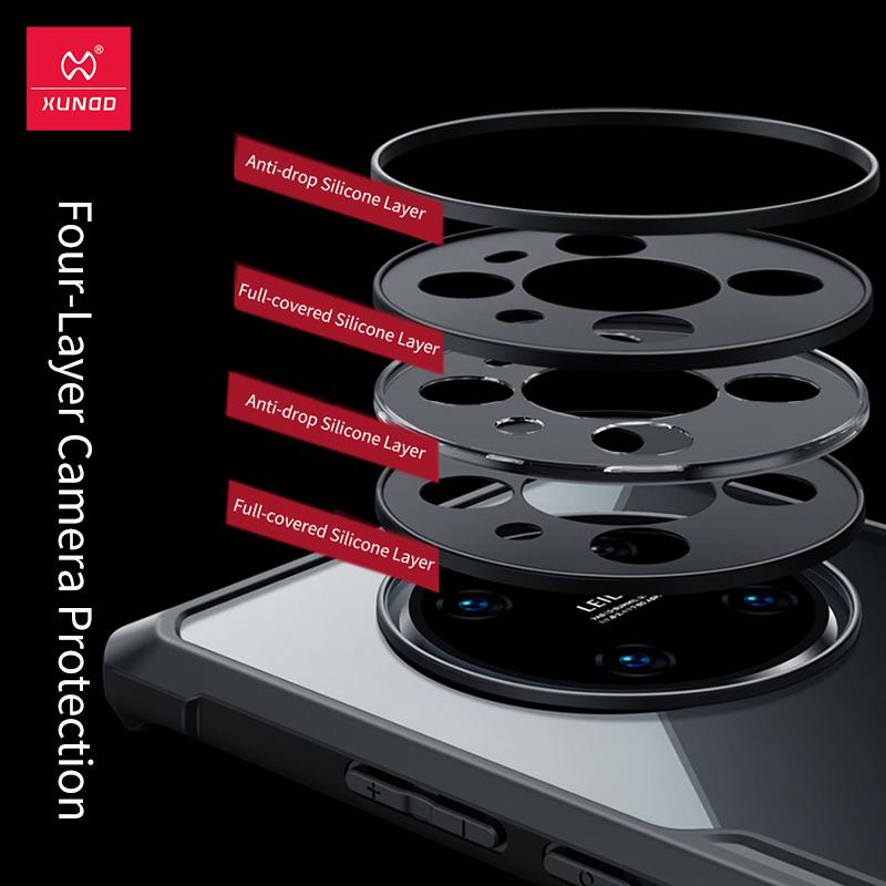 Xundd Shockproof Case For Huawei Mate40 Pro Plus, Protective Clear Bumper Phone Cover For Huawei Mate 40E 40 Pro+ Pro RS Case