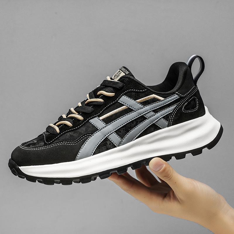 Herrenschuhe Winter atmungsaktiv trendig Marke vielseitig lässig Dad-Schuhe Jugend Sport Laufen rutschfest dicksohlig höhenverstärkend Tide-Schuhe