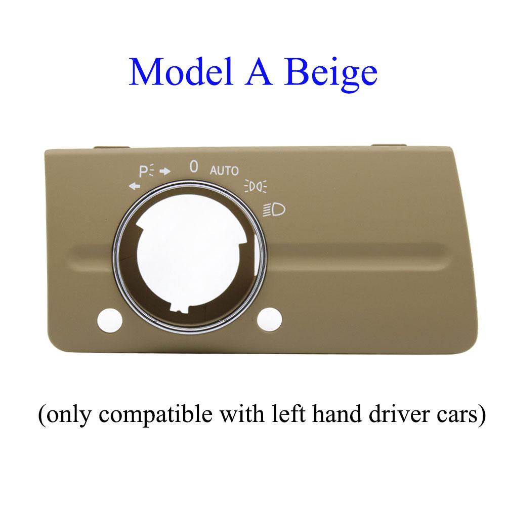 LHD Dashboard Headlight Cover Head Lamp Control Switch Panel Replacement For Mercedes Benz W211 E Class E320 E350 E550 2003-2008