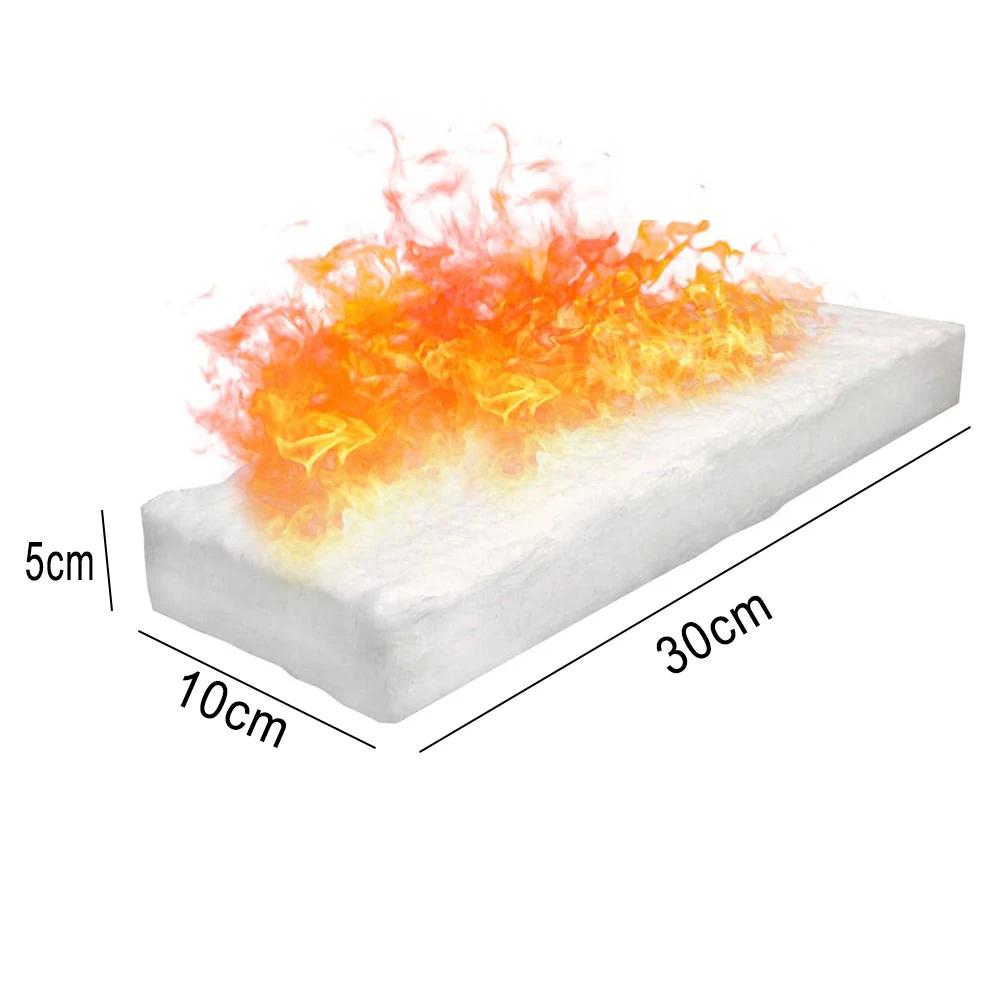 Calcium Magnesium Silicate Fibre Firebox Blanket Supporting Gel Burner Applications And Low-Intensity Flame Stability