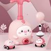 Balloon Powered Air Rocket Launcher Car Toy for Kids STEM Science Experiment Vehicle with Animal Astronaut Figure Dual Mode Fun