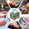 Newest 4PCS Double-sided Kitchen Dishwashing Sponge Household Cleaning Sponge Wipe Scouring Pad Cleaning Supplies Cleaning Tools