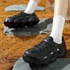 New Men's Sandals 2025 Summer Fashion Thick Bottom Lightweight Hole Sandals Outdoor Non Slip Comfortable Sandals