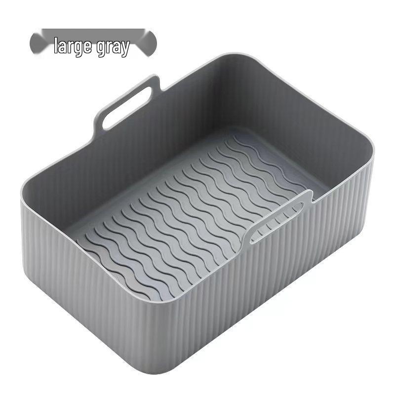Thickened Silicone Air Fryer Mat and Deep Baking Pan