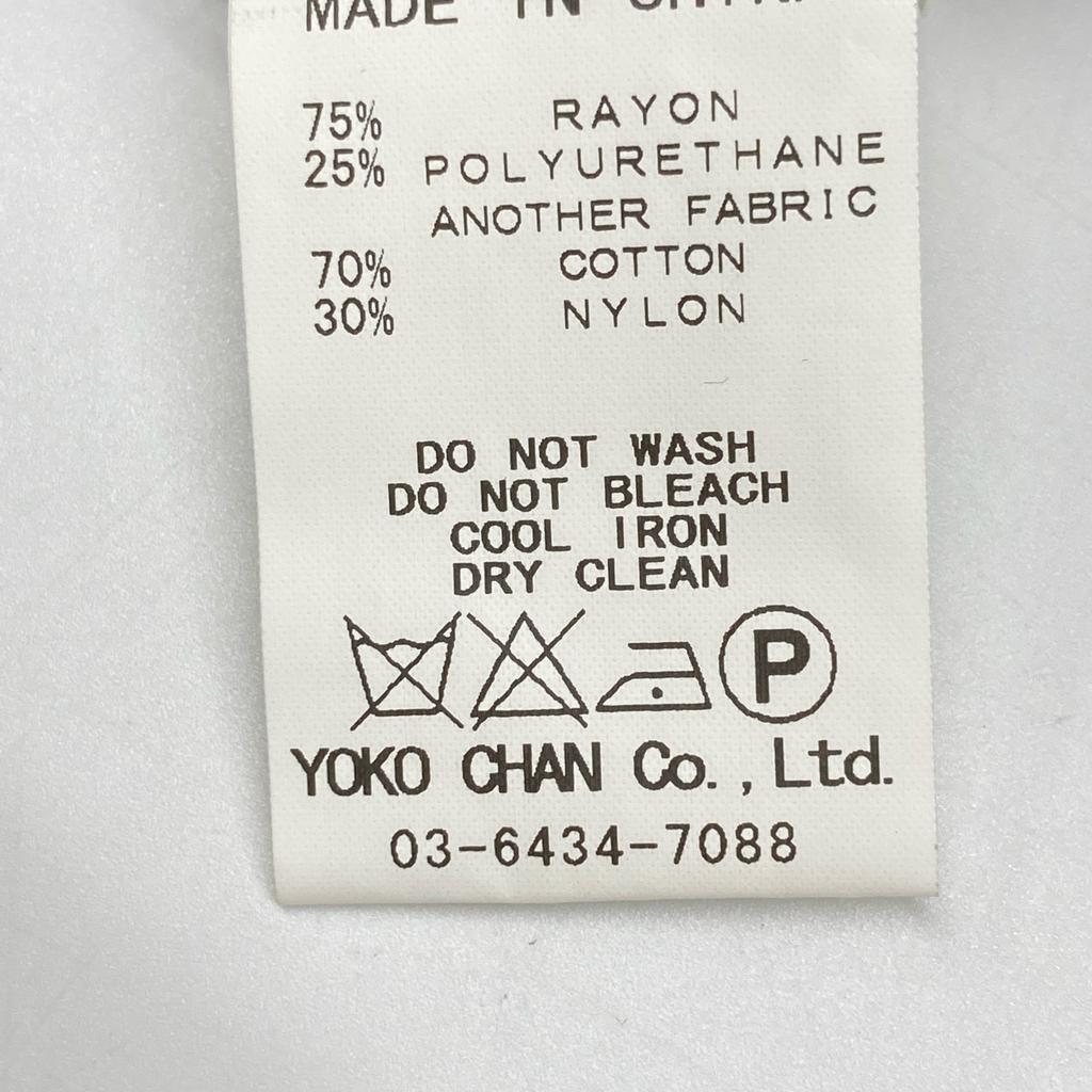 YOKOCHAN [Good Condition] YCN-416-041 Lace/knit crew neck knit tops 36 blackUsed