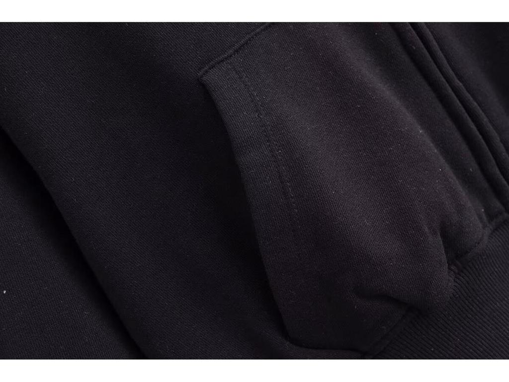 Spring 2025 Women's Casual European/American Style Stand-up Collar Zip-up Sweatshirt with Long Pants