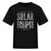 Eclipse Solar Total Você Está no Caminho Camiseta Infantil 2024