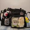 Japanese Y2k Itabag Lolita Girls Crossbody Bag Fashion Harajuku  Handbag Multi-pocket Badge Transparent Display Shoulder Bag