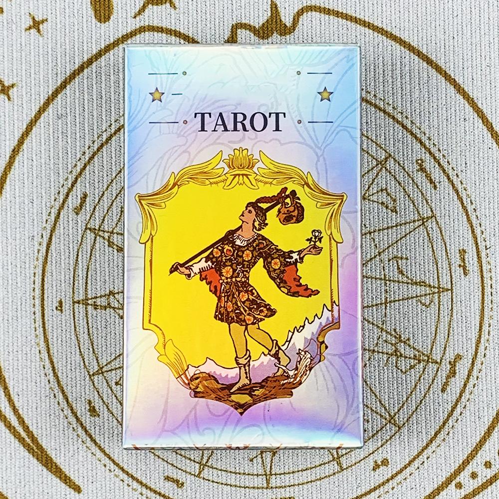 Hot-selling Tarot Cards A 78pcs Cards Fortune Telling Divination Game Cards Party Game Holiday Games, Halloween Christmas Gifts