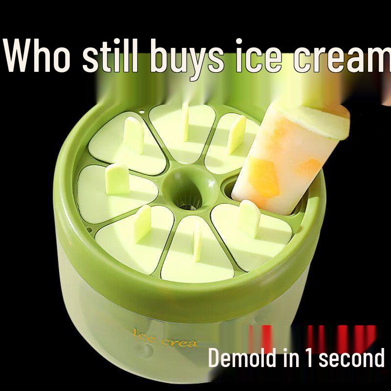 Food-Grade Popsicle & Ice Cube Molds with Lids for Homemade Ice Creams