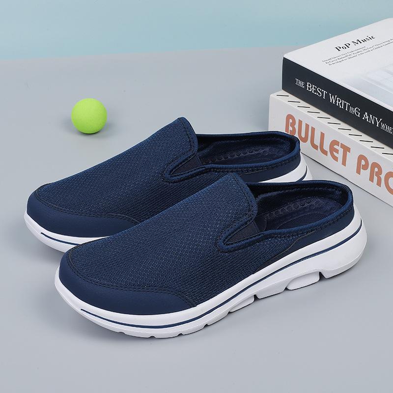 Летняя сетчатая обувь Пара дышащих и прохладных туфель Сетчатая обувь Мягкая подошва Дышащая сетчатая обувь Одна педаль Ленивая сетчатая обувь 46 3198₽