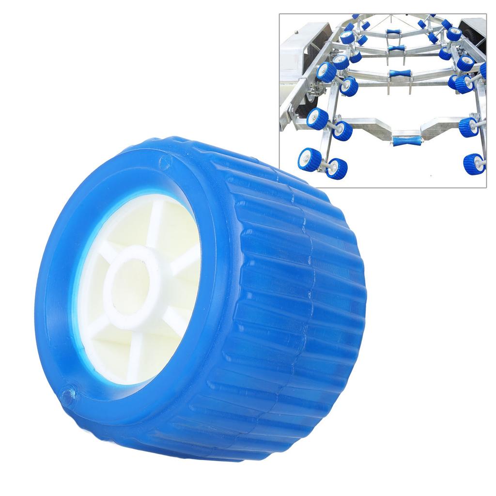 Boottrailer Rollen PU Geribbeld Roller Kreukbestendig Marine Rib Roller Hittebestendig voor Boten Jachten Trailers