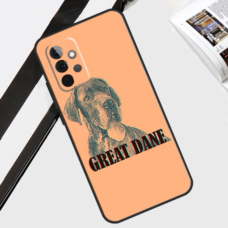 

Great Dane Dog Case For Samsung Galaxy A54 A34 A14 A56 A36 A26 A16 A06 A12 A22 A32 A52 A13 A53 A15 A35 A55 Samsung A12