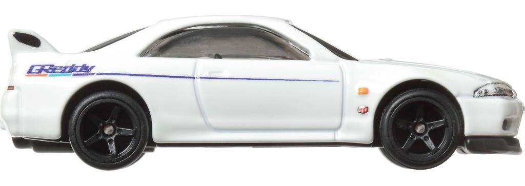 Hot Wheels Car Culture Modern Classics Nissan Skyline Vehicle Toy Diecast Car for Ages 3 and HRV99 GT-R (BCNR33) Up, White,